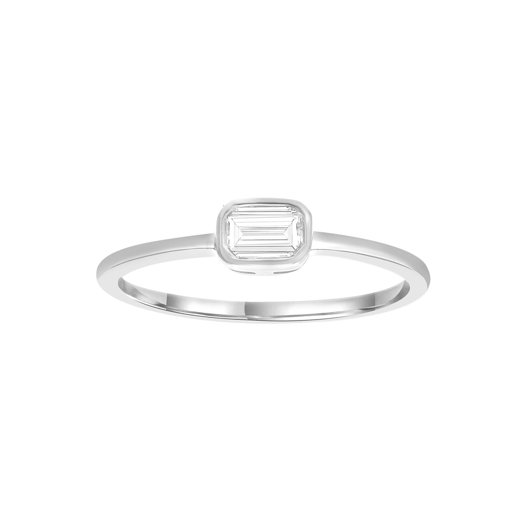 0.25ct Lab Grown Diamond Ring in 9K White Gold