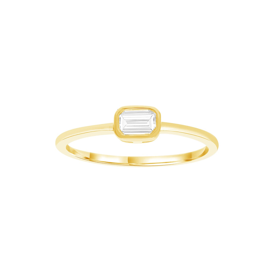 0.25ct Lab Grown Diamond Ring in 9K Yellow Gold