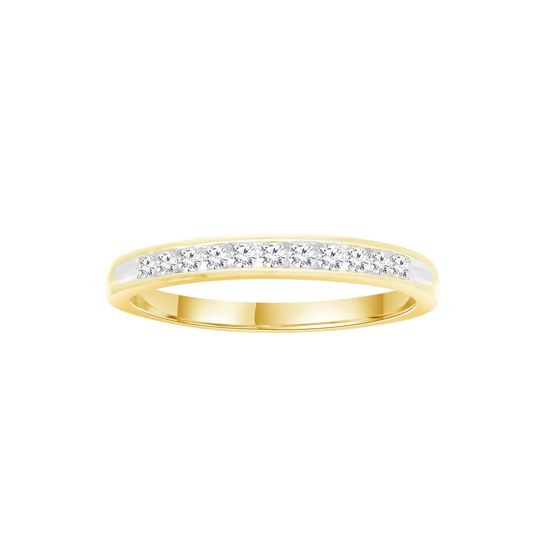 0.23ct Lab Grown Diamond Ring in 9K Yellow Gold