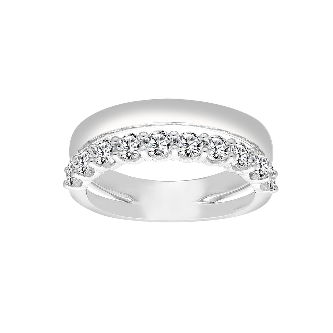 0.97ct Lab Grown Diamond Ring in 9K White Gold