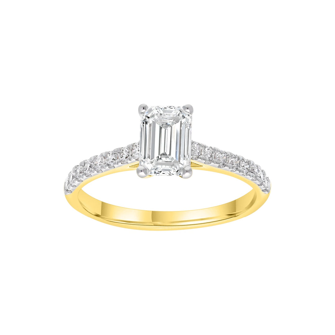 1.33ct Lab Grown Diamond Ring in 9K Yellow Gold