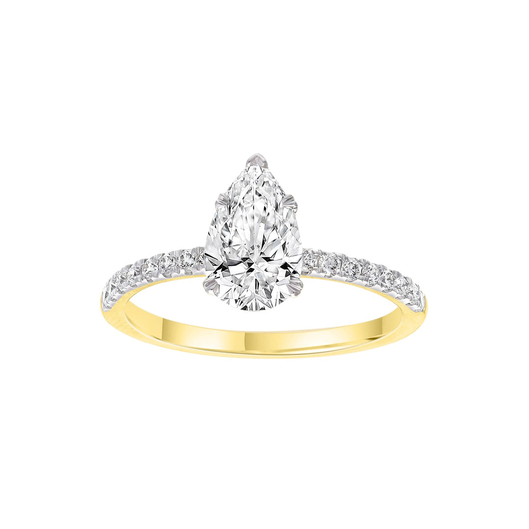 1.4ct Lab Grown Diamond Ring in 9K Yellow Gold