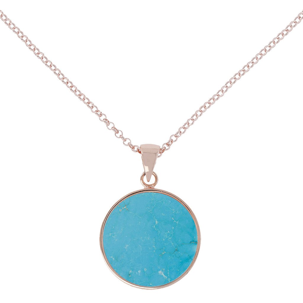 Bronzallure Magnesite  Disc Necklace