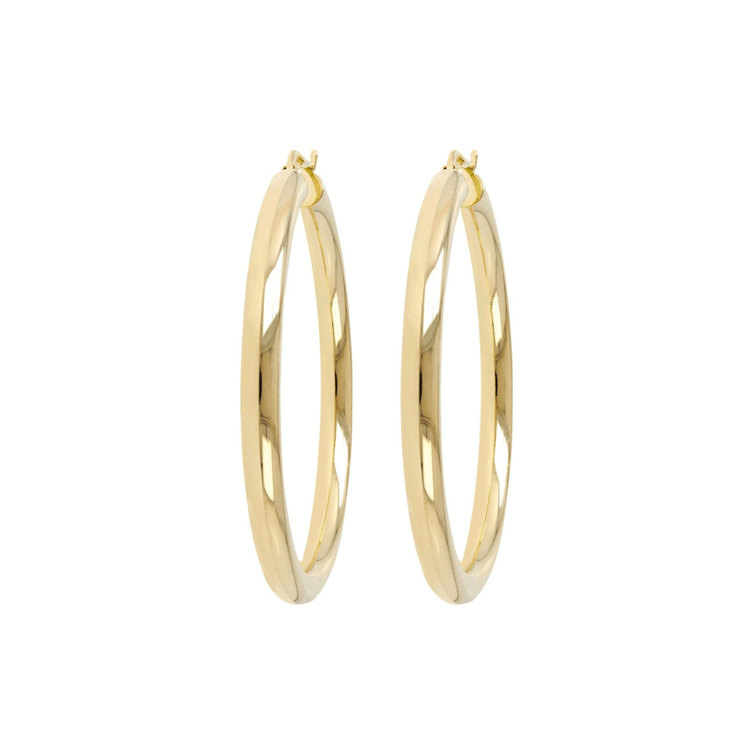 Bronzallure Medium Purezza Golden Hoop Earrings