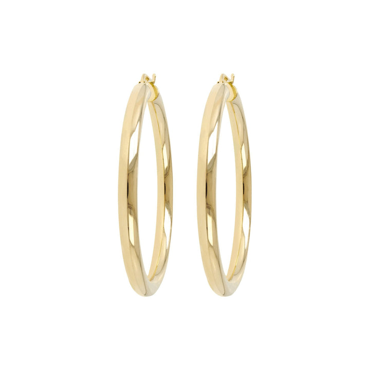 Bronzallure Medium Purezza Golden Hoop Earrings