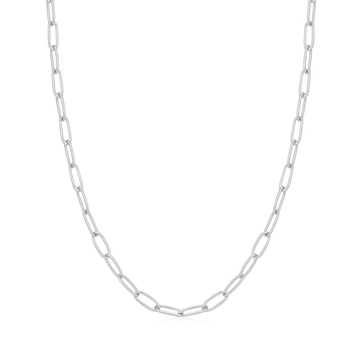 Ania Haie Silver Link Charm Chain Necklace