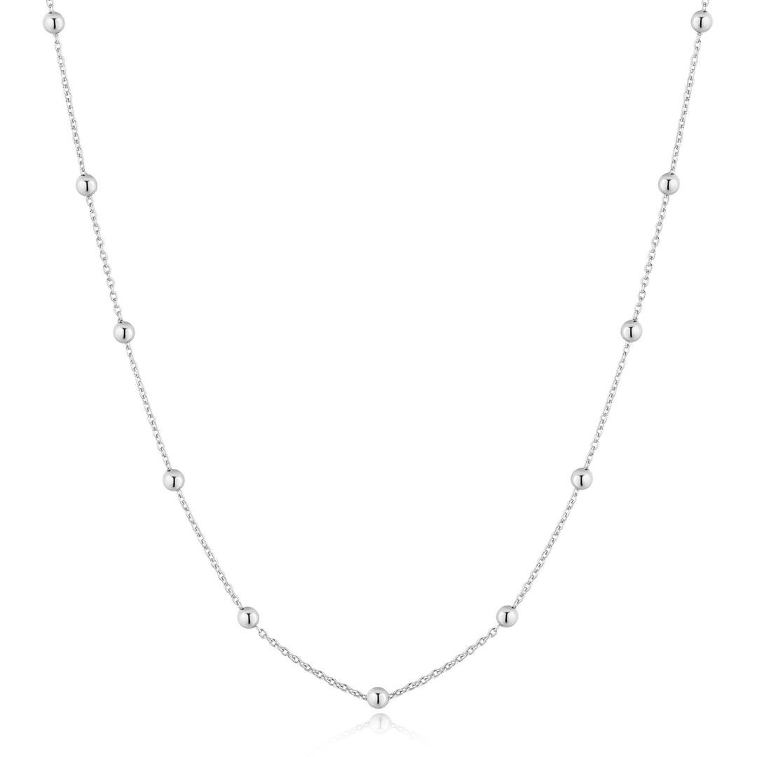 Ania Haie Silver Bobble Long Chain Necklace