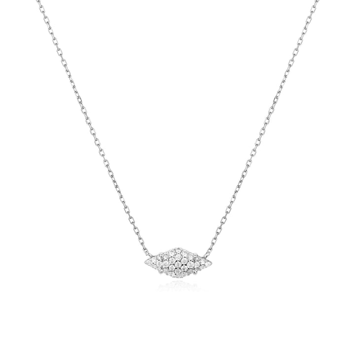 Ania Haie Silver Pave Sparkle Necklace