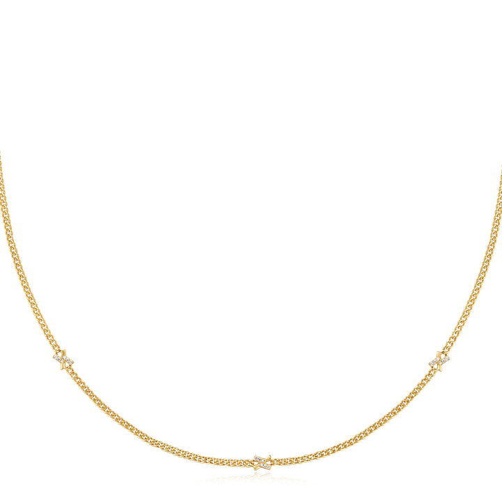 Ania Haie Gold Cross Station Necklace