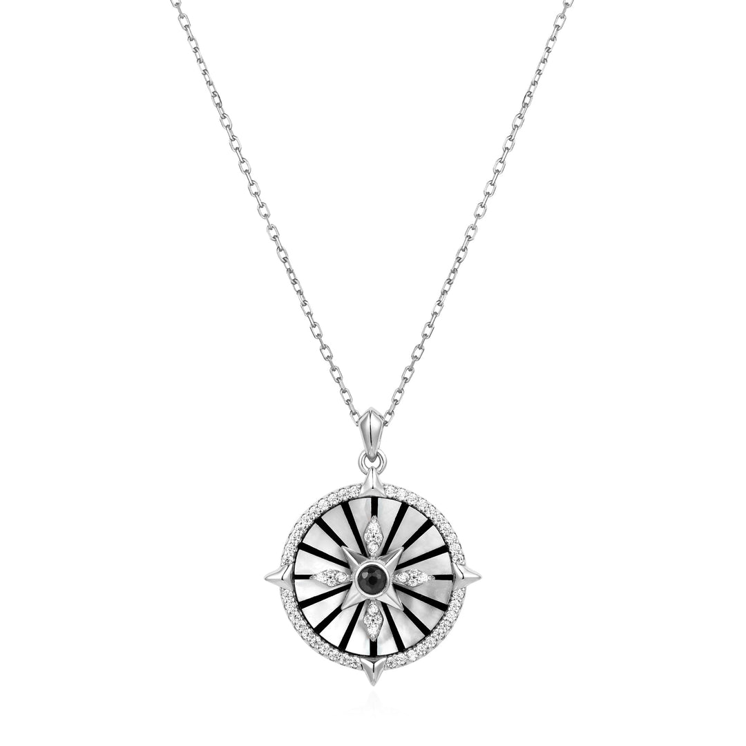 Ania Haie Silver Astrolabe Necklace