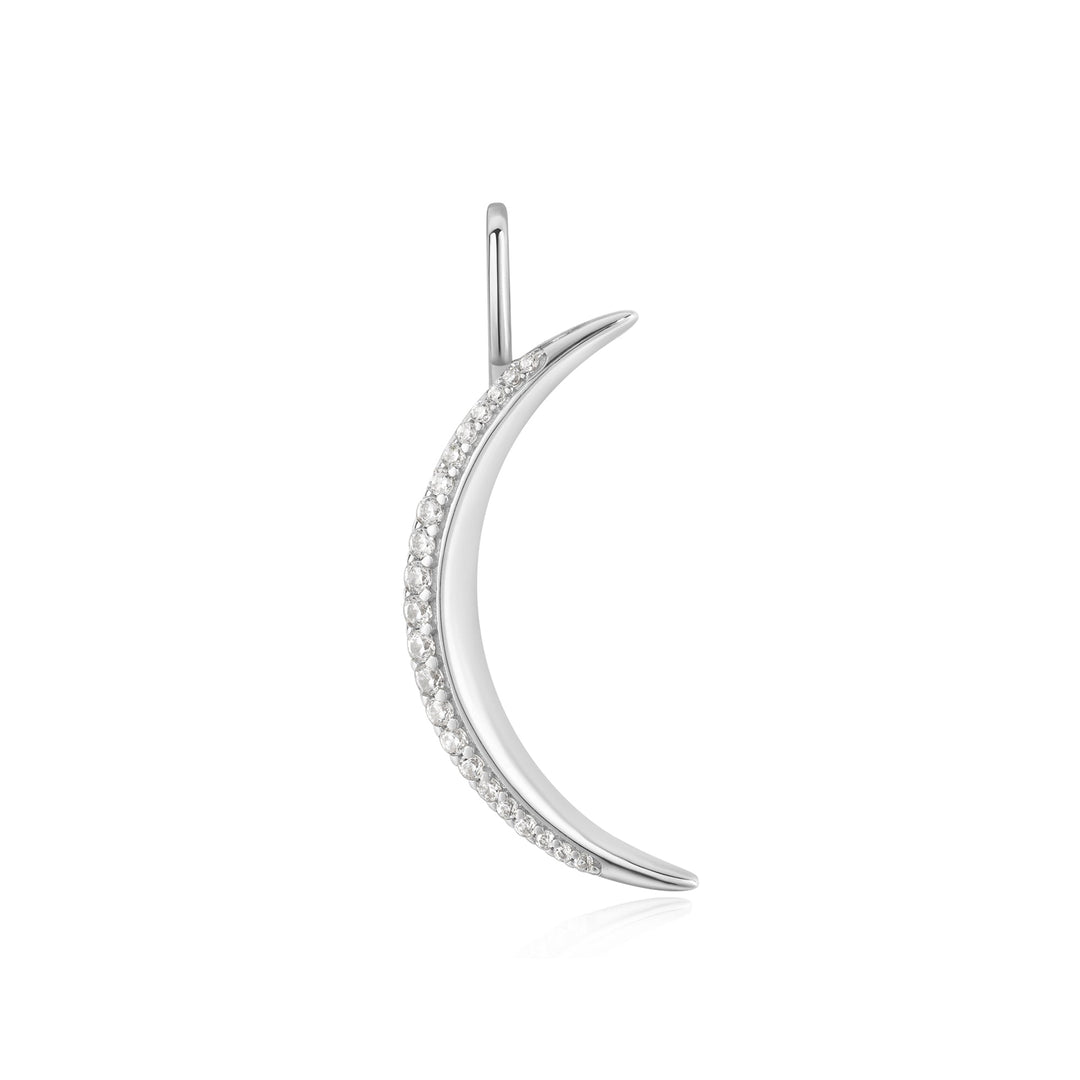 Ania Haie Silver Moon Pave Charm