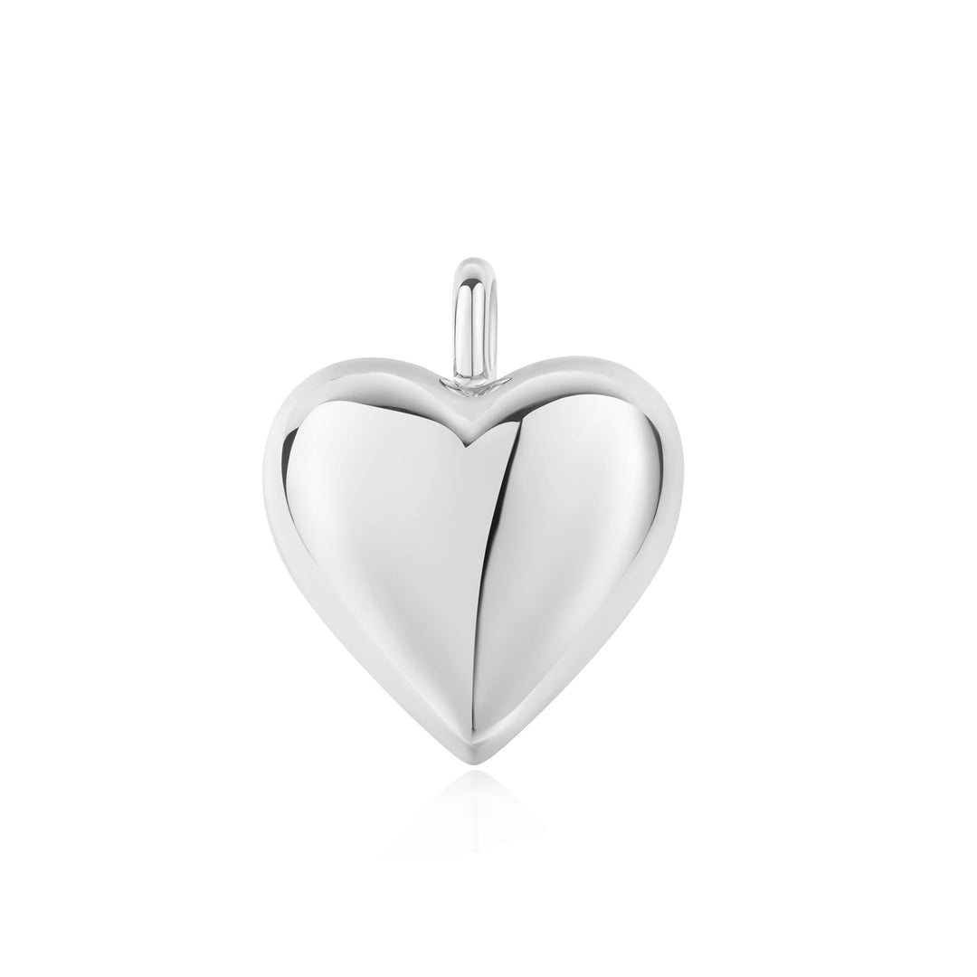 Ania Haie Silver Dome Heart Charm