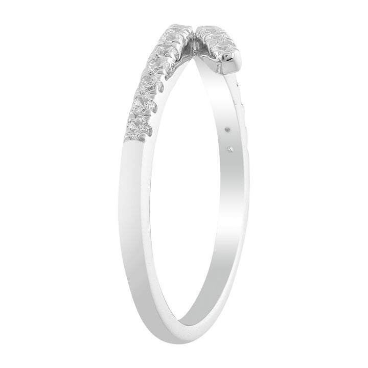 Diamond Ring with 0.30ct Diamonds in 9K White Gold