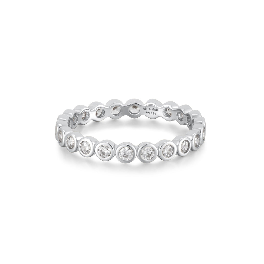 Ania Haie Silver Bezel Set Ring