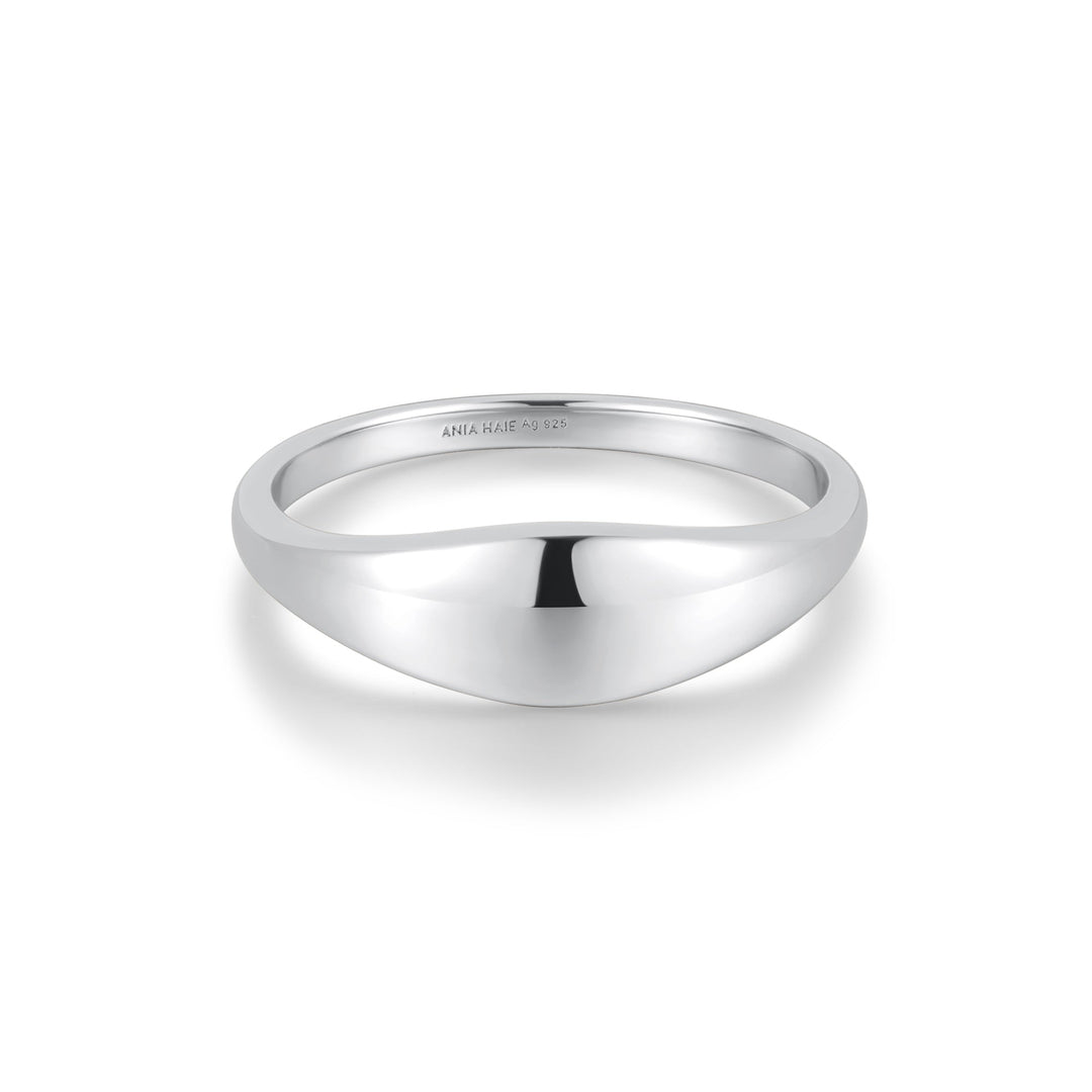 Ania Haie Silver Dome Plain Ring