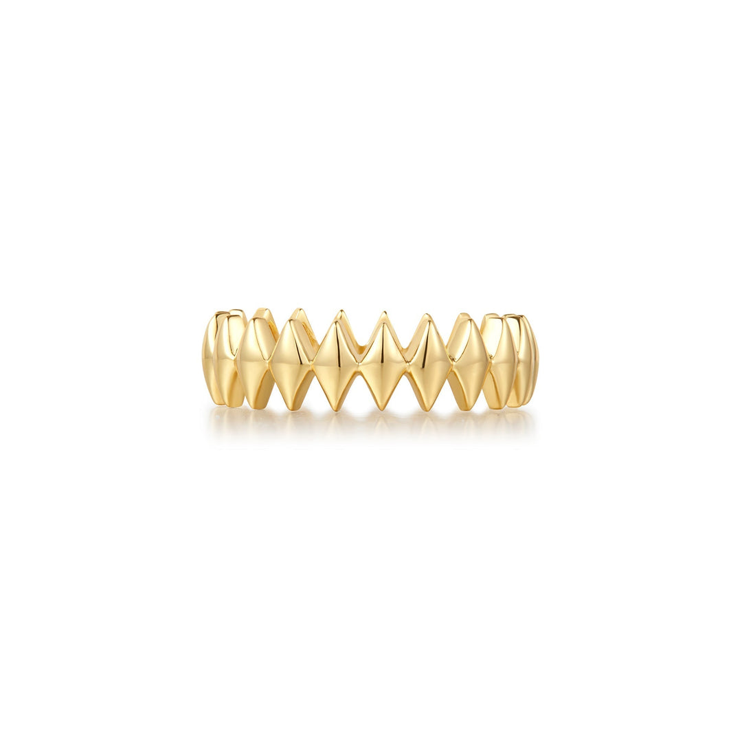 Ania Haie Gold Half Pave Sparkle Ring