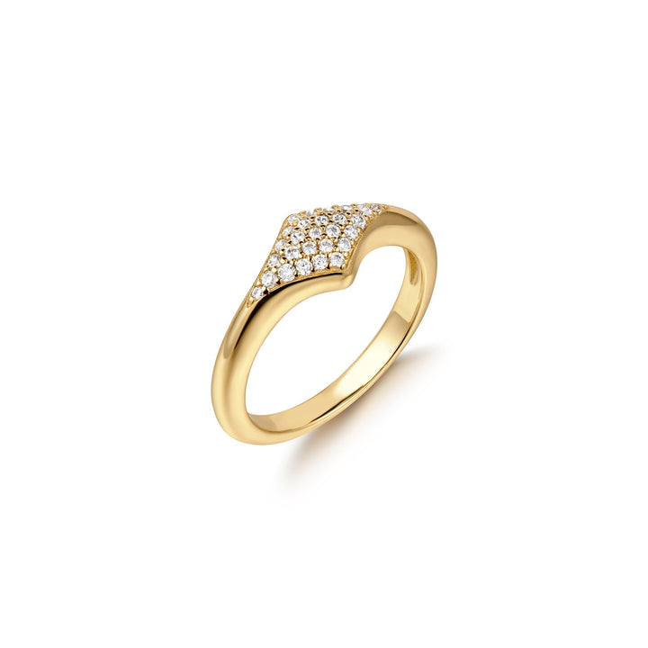 Ania Haie Gold Pave Sparkle Ring