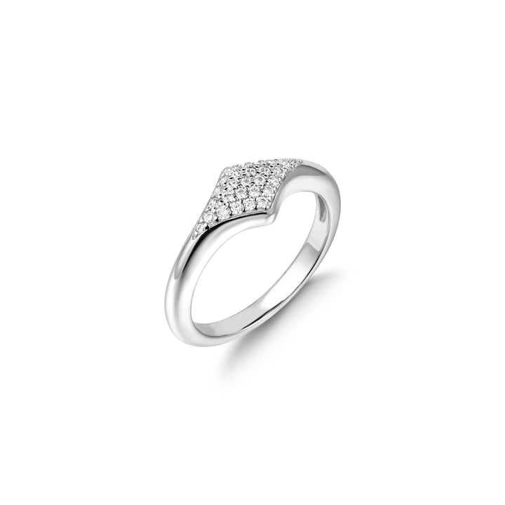 Ania Haie Silver Pave Sparkle Ring