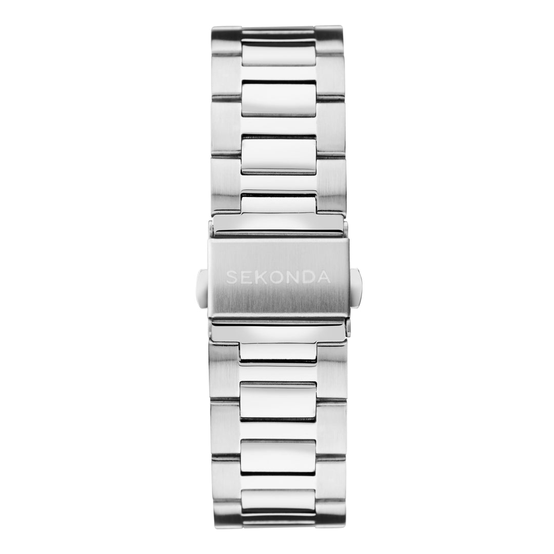 Sekonda Ocean Silver & Blue Watch - SK30196