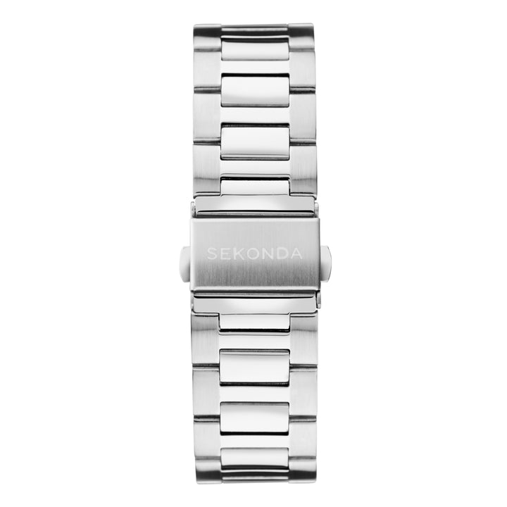 Sekonda Ocean Silver & Blue Watch - SK30196