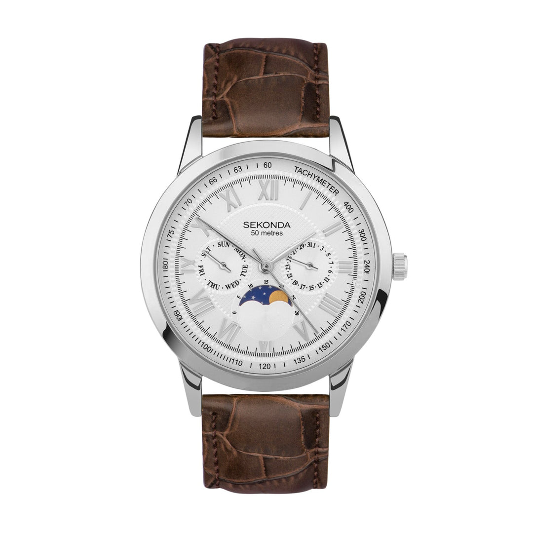 Sekonda Armstrong Moonphase 40mm Watch