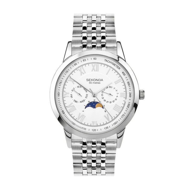 Sekonda Armstrong Moonphase 40mm Watch