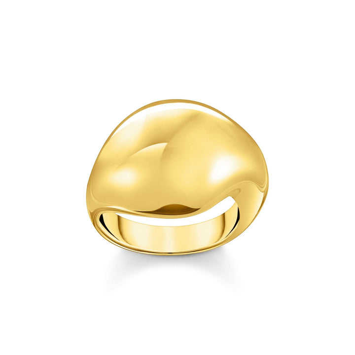 THOMAS SABO Ring in organic drop-shape gold