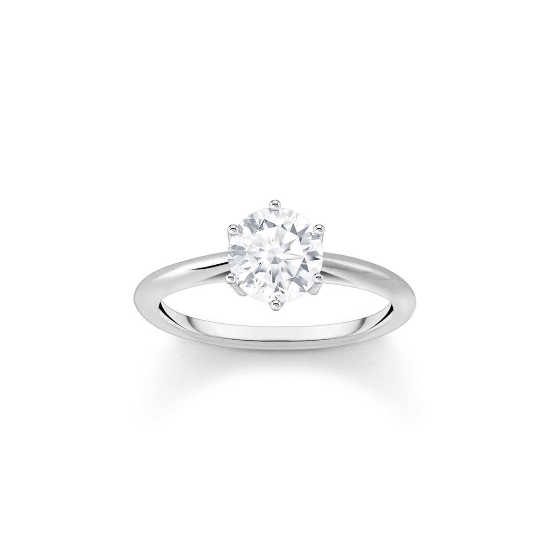 THOMAS SABO Ring with white zirconia in brilliant cut