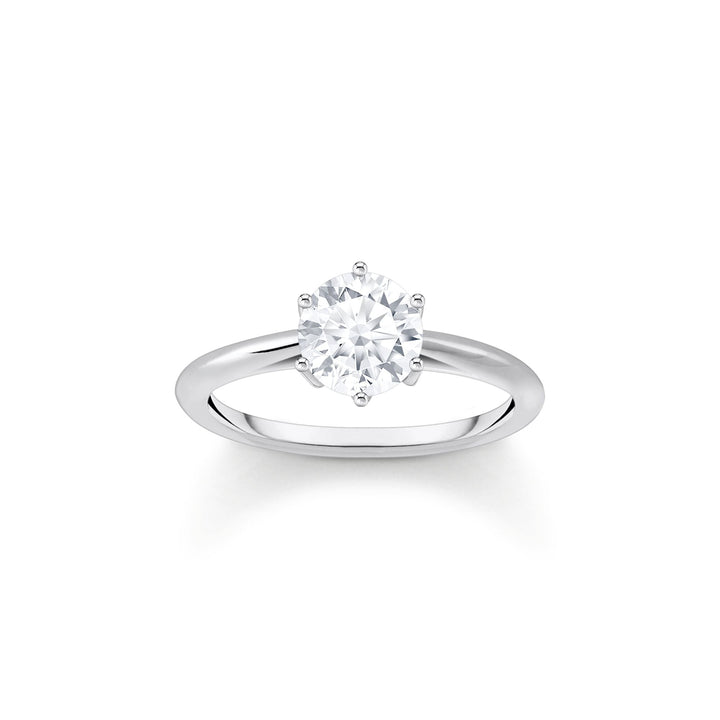 THOMAS SABO Ring with white zirconia in brilliant cut