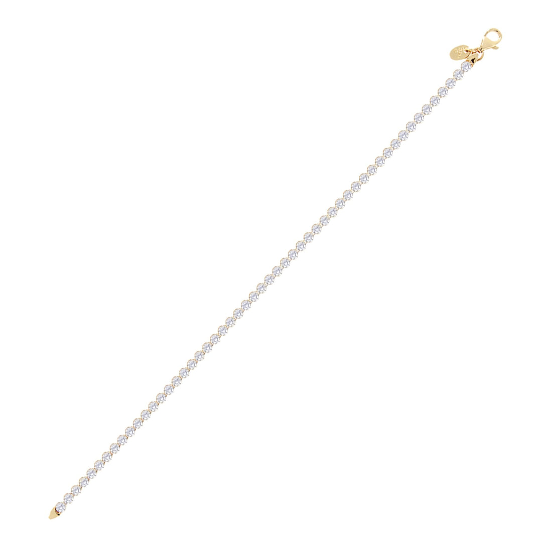 Bronzallure Altissima Tennis Golden Bracelet