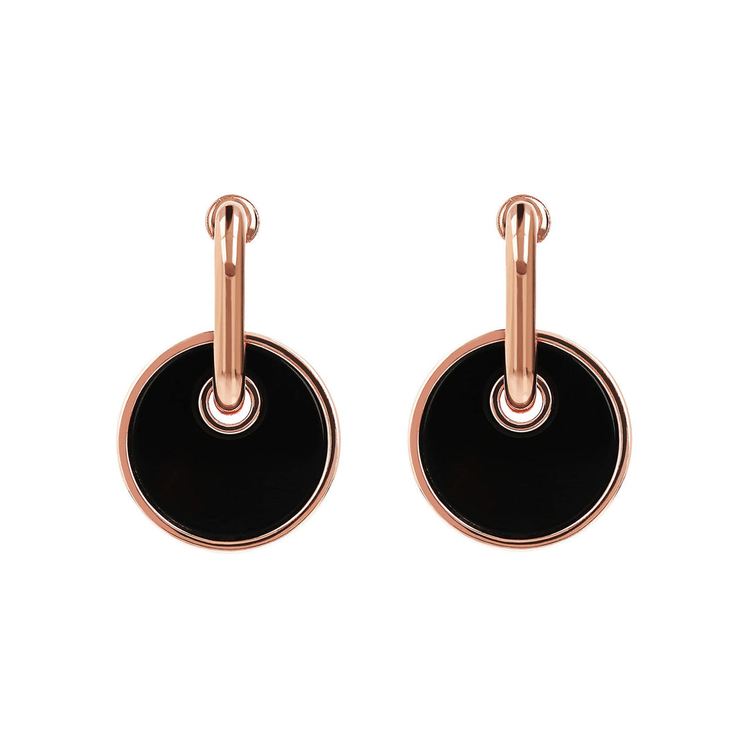 Bronzallure Alba Round Disc Earrings