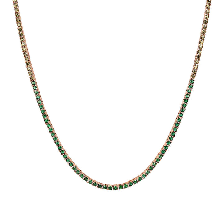 Bronzallure Miss Cubic Zirconia Necklace 41cm